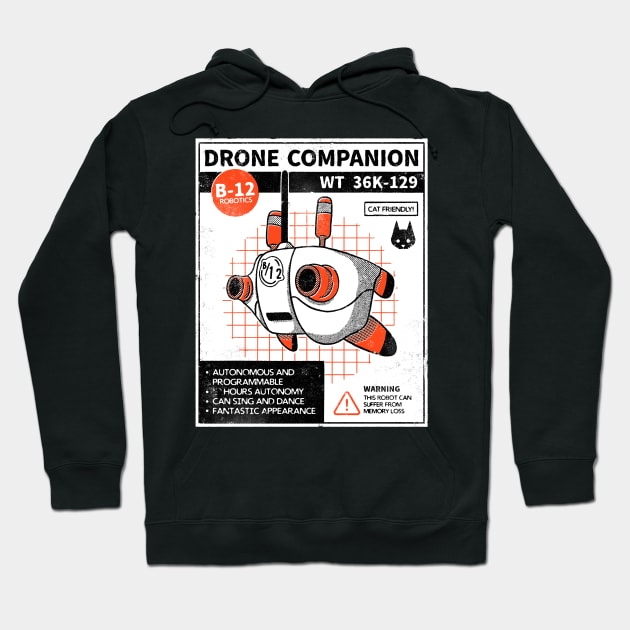 Drone companion Hoodie by paulagarcia